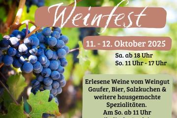 Plakat Weinfest 25